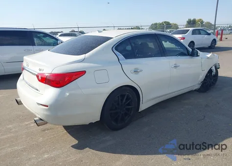 2016 Infiniti Q50 3.0T Premium/3.0T Sport from USA, damaged, VIN JN1EV7AR6GN344574